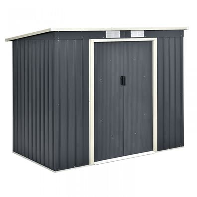 Záhradný domček so základňou M 213 x 130 x 173 cm | antracit