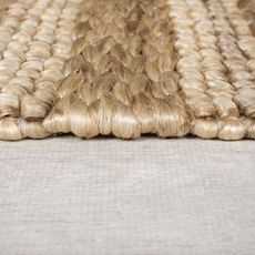 Flair Rugs , Kusový koberec Drew Braid Stripe Natural, 160x230, béžová, chodba / predsieň