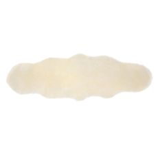 Linea Natura OVČIA KOŽUŠINA, 55/160 cm, biela
