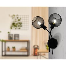 Eglo 43375 - Nástenné svietidlo WRINGTON 1 2xE14/40W/230V