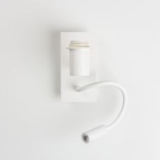 Brilagi - LED Nástenná lampa NUBILA 1xE27/25W/230V + LED/3W biela/šedá