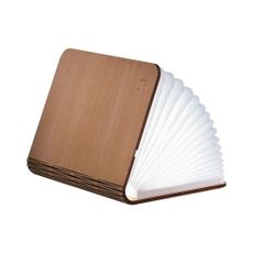 LED stolová lampa v prírodnej farbe s textilným tienidlom (výška 2,5 cm) Booklight – Gingko