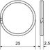 Krúžok na kľúče 25mm / sada 5ks / RVR.RX.25.KR.5KS