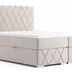 Posteľ Boxspring Royal bez úložného priestoru, 200x160, béžová (mono 231)