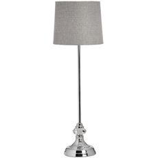 Estila Štýlová chrómovaná lampa GENOA v striebornej farbe v glamour štýle 62 cm