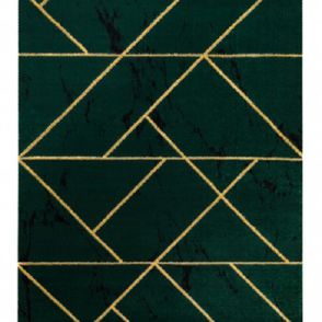 Dywany Łuszczów Kusový koberec Emerald geometric 1012 green and gold - 240x330 cm