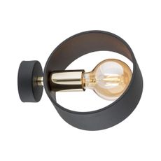 Argon 4069 - Nástenné svietidlo AMADORA 1xE27/15W/230V čierna