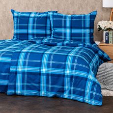 4Home Flanelové obliečky Blue plaid