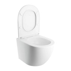 OMNIRES OTTAWASPXMWBM - Závesné WC s doskou SoftClose OTTAWA keramika/biela