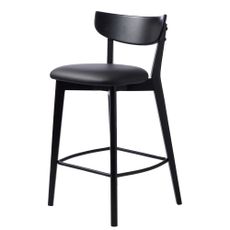 Čierna barová stolička (výška sedadla 67 cm) Pero – Unique Furniture