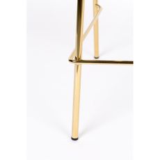 Tmavozelené barové stoličky v súprave 2 ks 89 cm Jolien – White Label