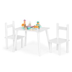 EcoToys Stôl stôl + 2 stoličky set detského nábytku ECOTOYS