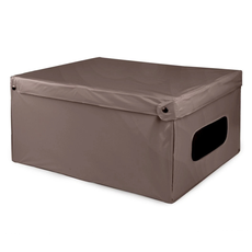 Compactor Skladacia úložná krabica s vekom SMART, taupe, S