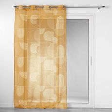 Žltá voálová záclona 140x280 cm Esquisse – douceur d'intérieur