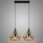 Luster Piramida 8803/2 Black+Sznur Lw2
