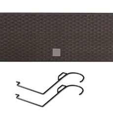 Prosperplast Hrantík RETTO s hákmi a vkladom umbra, varianta 39,5 cm