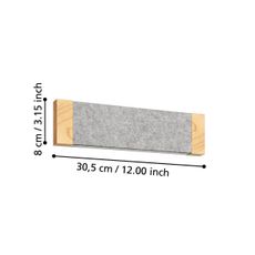 Eglo 390387 - LED Nástenné svietidlo VALLELADO 2xLED/5,4W/230V 3000K