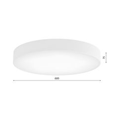 LED Stropné svietidlo CLEO LED/69W/230V 4000K pr. 60 cm biela