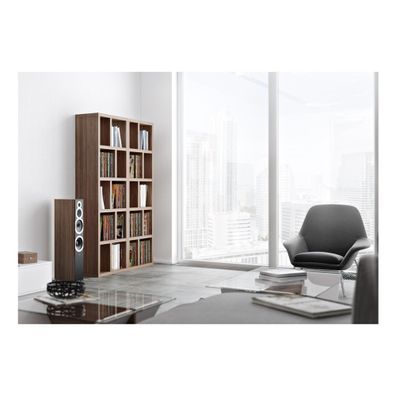 Knižnica v dekore orecha v prírodnej farbe 70x198 cm Berlin – TemaHome