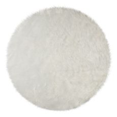 Biely okrúhly koberec ø 120 cm Sheepskin - Flair Rugs