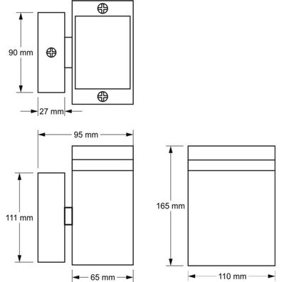 Vonkajšie nástenné svietidlo LITEK 1xGU10/30W/230V IP54 šedá