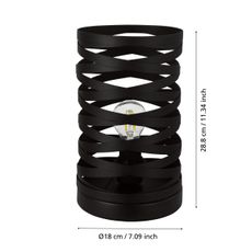 Eglo 99506 - Stolná lampa CREMELLA 1xE27/40W/230V