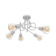 Prisadený luster OXFORD 5xE27/15W/230V biela