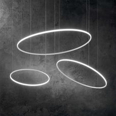 Ideal Lux - LED Luster na lanku HULAHOOP LED/46W/230V 3000K pr. 100 cm biela