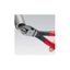 Rezacie kliešte so stredovými čepeľami 250 mm KNIPEX 74 91 250 - leštená hlava, plastové puzdrá