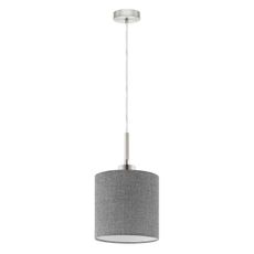 Eglo - LED Luster na lanku TUNJA 1xE27/60W/230V šedá