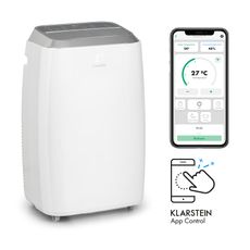 Klarstein Iceblock Prosmart 12, mobilná klimatizácia 3 v 1, 12 000 BTU, ovládanie cez aplikáciu, biela