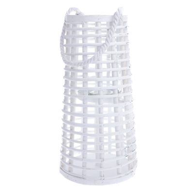 Drevený lampáš (výška 40 cm) – Dakls