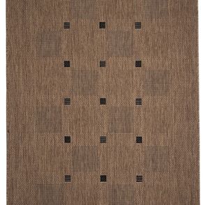 Devos koberce DOPREDAJ: 80x150 cm Kusový koberec FLOORLUX Coffee/Black 20079 – na von aj na doma - 80x150 cm