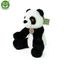 Rappa Plyšová panda sediaca čiernobiela, 27 cm