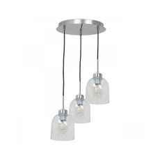 Luster na lanku FILL 3xE27/60W/230V okrúhly