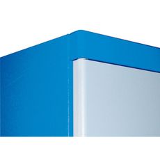 Policová dielenská skriňa na náradie GD, 4 police, zváraná, nosnosť 50 kg, 780 x 580 x 1920 mm