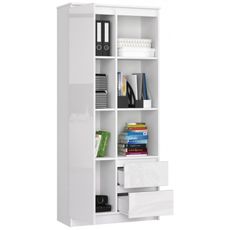 Regál R 80 cm CLP R11 biela lesk