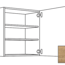 Kuchynská skrinka horní Naturel Sente24 s dvierkami 60x72x35 cm dub sierra 405.W601.R