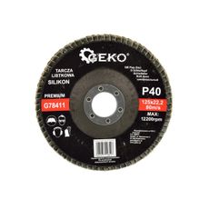 Silikónový" disk s chlopňou 125mm P40 GEKO PREMIUM (10/200)