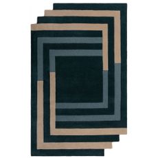 Flair Rugs koberce Ručne všívaný kusový koberec Abstract Labyrinth Shaped Blue - 200x290 cm