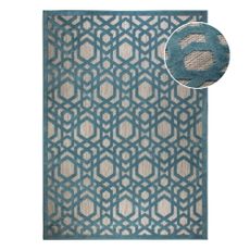 Modrý vonkajší koberec 290x200 cm Oro - Flair Rugs