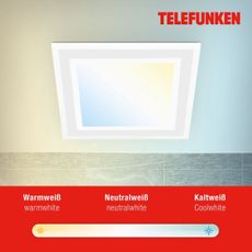 Telefunken 318806TF - LED RGBW Stmievateľné stropné svietidlo LED/24W/230V + DO