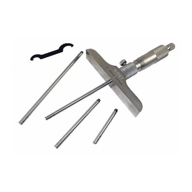 Mikrometrický hĺbkomer KINEX 0-100 mm/0.01mm, ČSN 25 1442, DIN 863