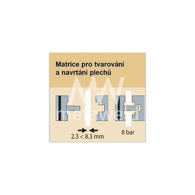 Lis na vŕtanie a tvarovanie plechu GYS T5, priemer 6 mm