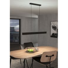 Eglo 31433 - LED RGBW Stmievateľný luster na lanku ANDREAS-Z LED/38W/230V čierna