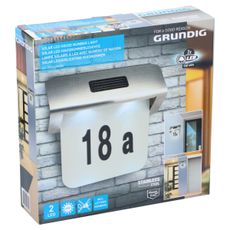 Grundig - LED solárne domové číslo 1,2V 600 mAh