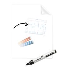 Popisovacia fólia Legamaster Magic-Chart, 25 listov, A1, transpartná