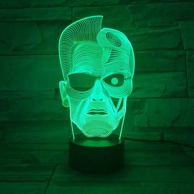 3Dmix 3DL-SMRT006 – 3D LED nočná lampa - Terminátor (Smart)
