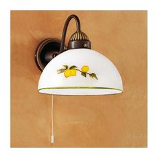 Kolarz 731.61.126 - Nástenná lampa NONNA 1xE27/75W/230V citróny