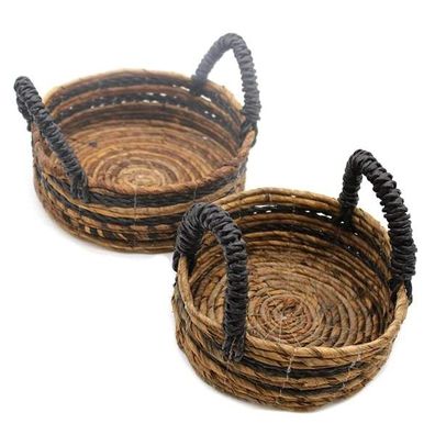 Úložné košíky z bambusových listov  24cm